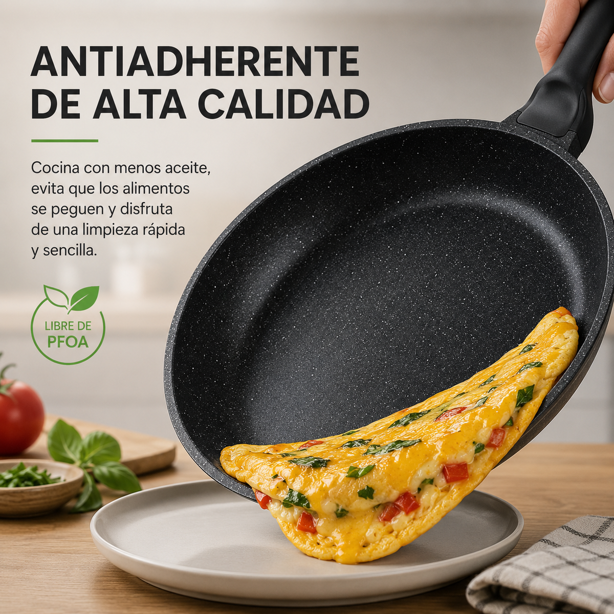 Pack de 3 Sartenes Antiadherentes ZUNIVO