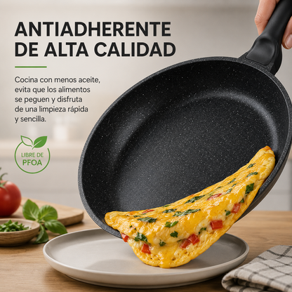 Pack de 3 Sartenes Antiadherentes ZUNIVO